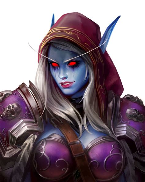 Sylvanas Portrait Tattoo World Of Warcraft Characters Warcraft Art