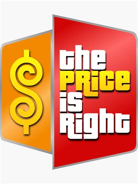 The Price Is Right Logo Sticker By Veroniharris710 Redbubble