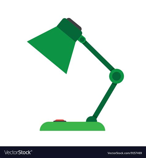 Table Lamp Desk Lamp Royalty Free Vector Image