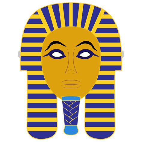 Free Printable Template For A Pharaoh Mask