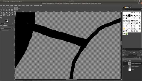 Inkscape Smoothing Unclean Lines In Gimp Graphic Design Stack Exchange