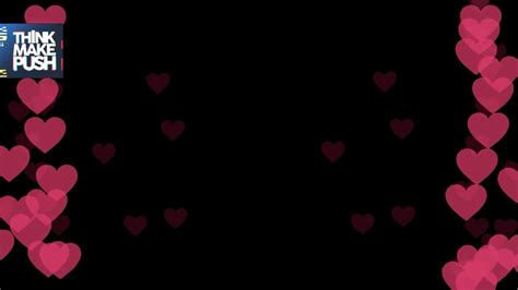 Valentines Day Pink Hearts Overlay 4k Free Youtube