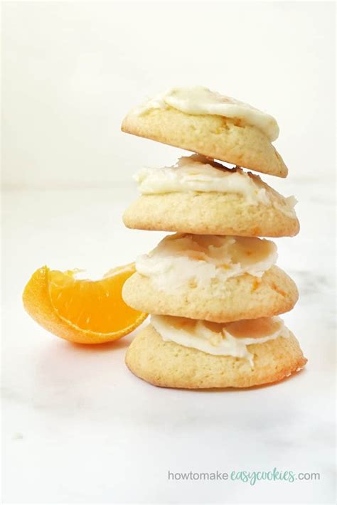 Orange Drop Cookies With Orange Butter Icing Easy Delicious