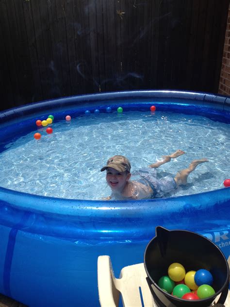 Blow Up Pool 60 Water To Fill It 300 Fitting It In My Tiny Courtyard Hard Work Seeing That