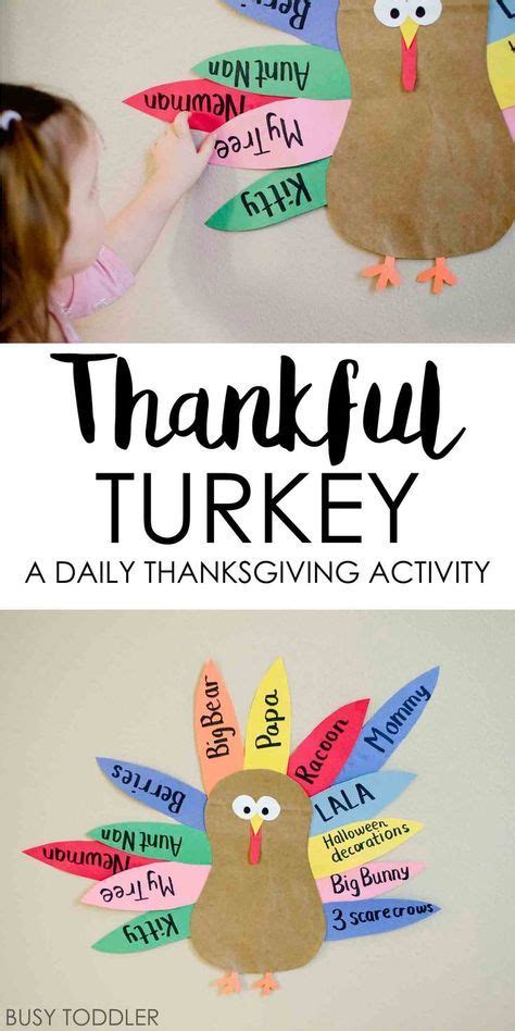 Teaching Toddlers To Be Thankful Thanksgiving Activities For Kids