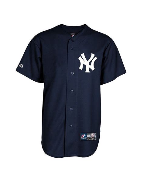 New York Yankees Mlb Majestic White Home Camiseta Beisbol Trikot
