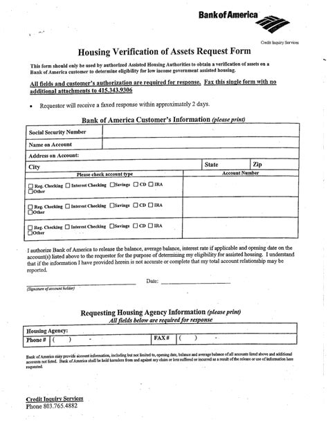 Bank Asset Verification Form Fill Out And Sign Printable Pdf Template