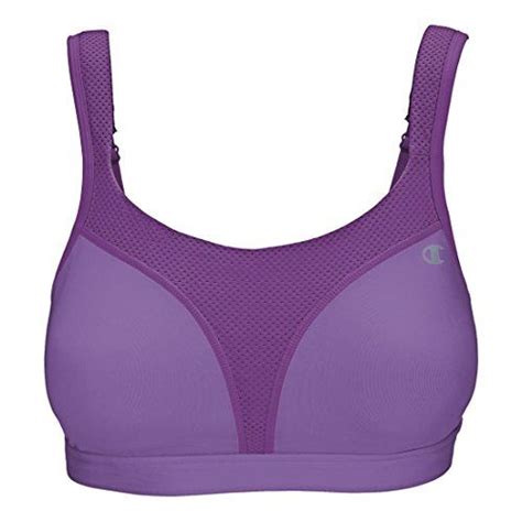 champion women s spot comfort full support sport bra 34d lilac blossom tripping purple