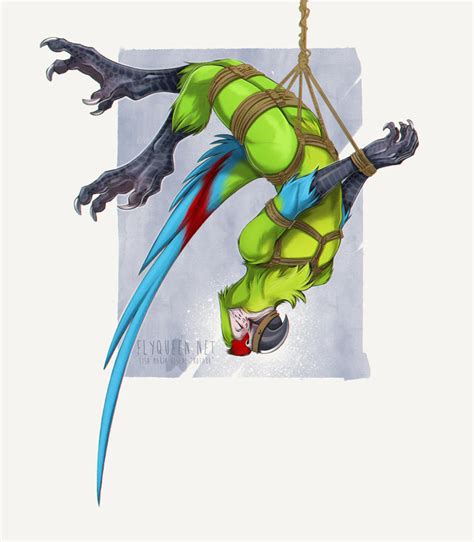 Shibari Macaw Green By Flyqueen On Deviantart