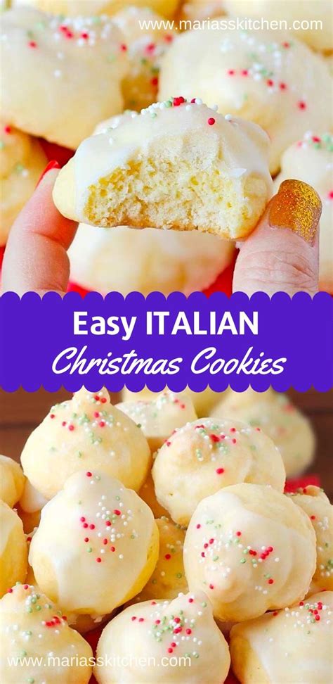 Easy Italian Christmas Cookies Recipe Marias Kitchen Easy