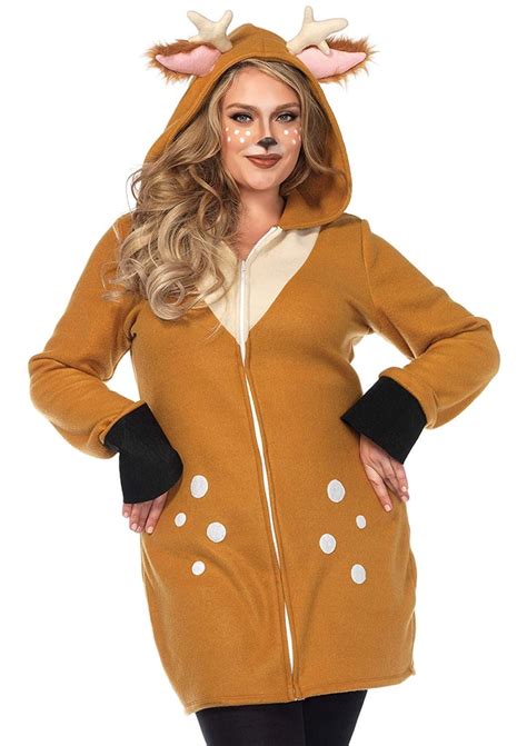 women s hooded cosy fawn halloween costume the best 2019 halloween costumes from amazon for