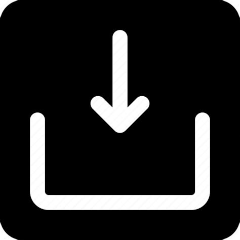 Download Input Arrow Down Save Icon Download On Iconfinder