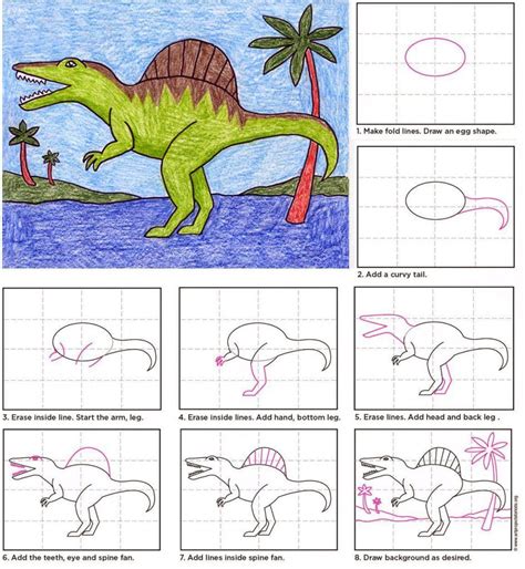 See more ideas about digital painting, landscape drawings, digital painting tutorials. Spinosaurus Drawing · Art Projects for Kids