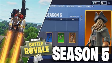 Chapter 2 season 5 begins later this week, so let's take a look at all the rumours we know about so far. Fortnite SEASON 5 TIER 100 Battlepass REWARD Leak? / Jet ...