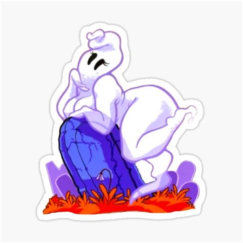 Thicc Ghost Sticker For Sale By Driptuning Redbubble