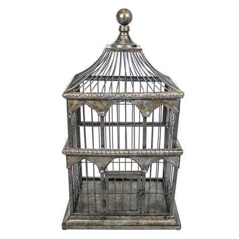 Cb2 used a bird cage as a liquor cabinet. Sagebrook Home Metal Bird Cage Sculpture | from hayneedle ...