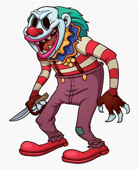 Scary Clown Cartoon Png Free Transparent Clipart Clipartkey
