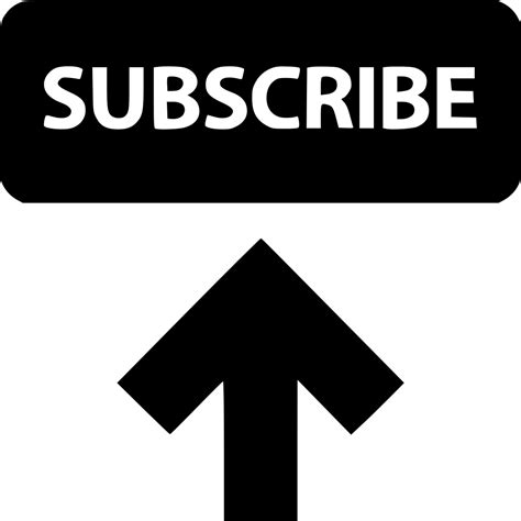 Subscribe Arrow Point Up Sign Channel Youtube Svg Png Icon Free