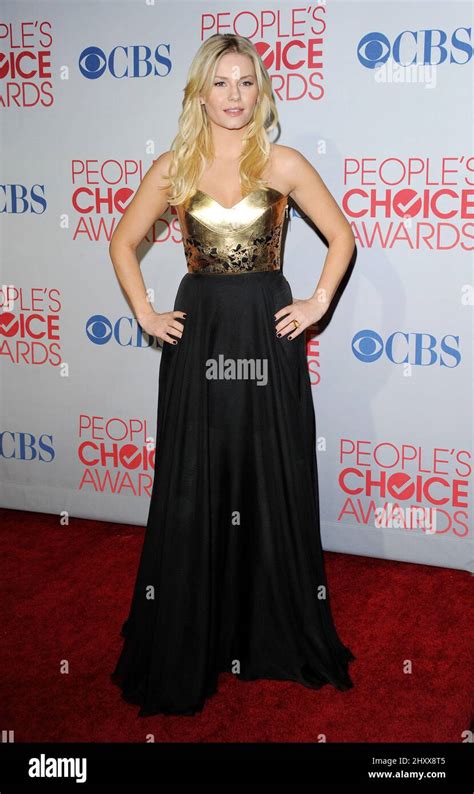 Elisha Cuthbert In The Press Room At The 2012 Peoples Choice Awards