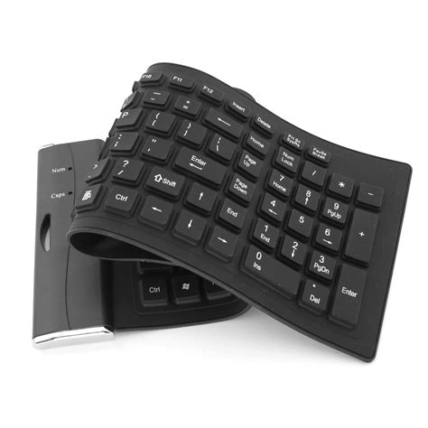Waterproof Silicone Keyboard Foldable Flexible Usb Dustproof Dirtproof