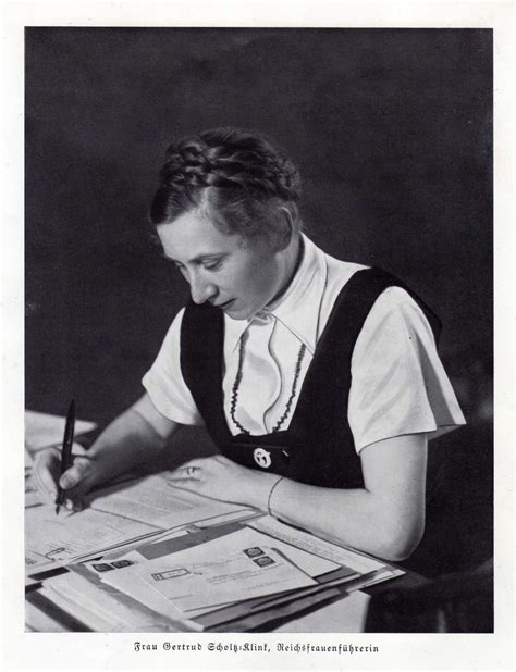 Gertrud Scholz Klink Germany Third Reich Research Documentation And Photographs Gentleman S