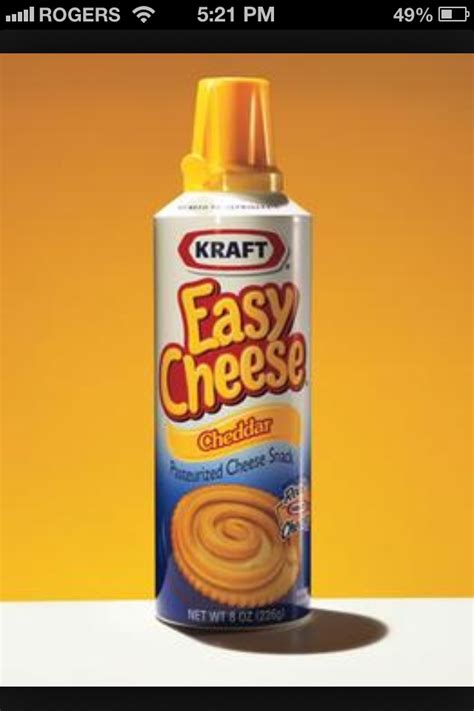 Canned Cheese Easy Cheese Spray Cheese Cheese Whiz