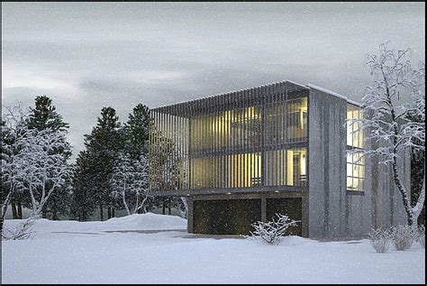 Snow Alvaro Ramos Cgarchitect Architectural Visualization