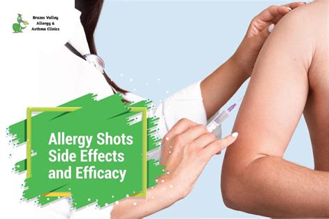 Allergy Shots Side Effects And Efficacy