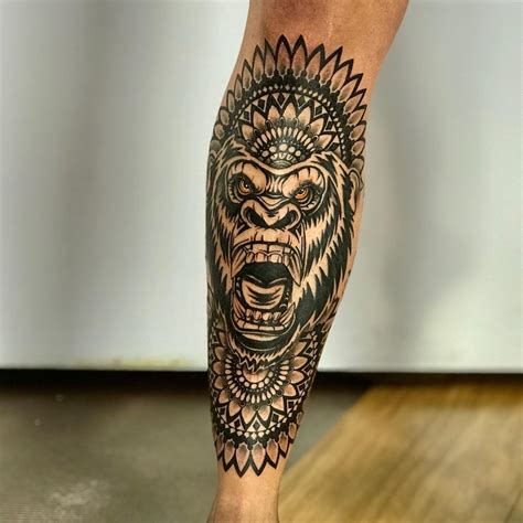 Details 78 Traditional Tattoo Gorilla Best Vn