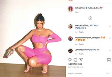 Steamy Pics Of Kylie Jenner Squating To Celebrate One News Page