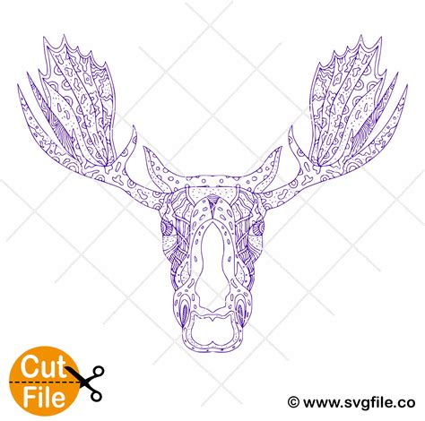 Moose Mandala SVG - Svgfile.co - 0.99 Cent SVG Files ...