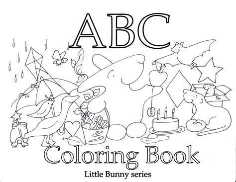 6 Best Images of Printable ABC Coloring Book Cover - ABC Book Cover