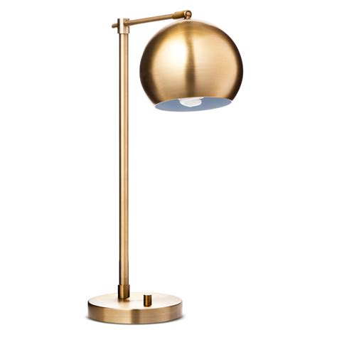 Modern Globe Desk Lamp Brass Includes Energy Efficient Light Bulb Project 62™ With Images
