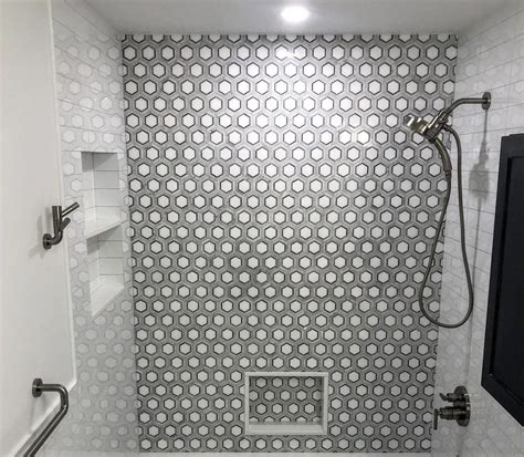 Accent Tile Where To Install In The Shower And Why Its On Trend Lmp