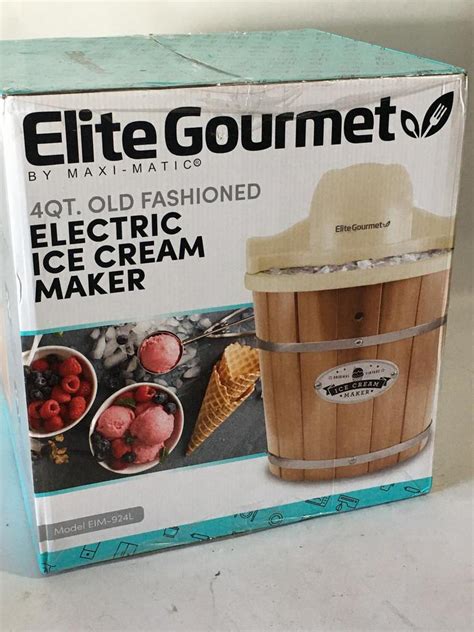 Auction Ohio Elite Gourmet Ice Cream Maker