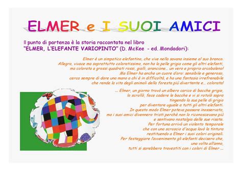 La storia del cucciolo di lupo mummificato e vissuto 56 mila anni fa. La Storia Di Elmer Presentata Ai Bambini : 4 progetto di ...