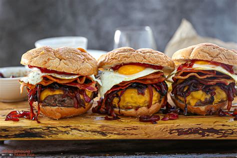 Egg Topped Bacon Cheeseburger What Should I Make For