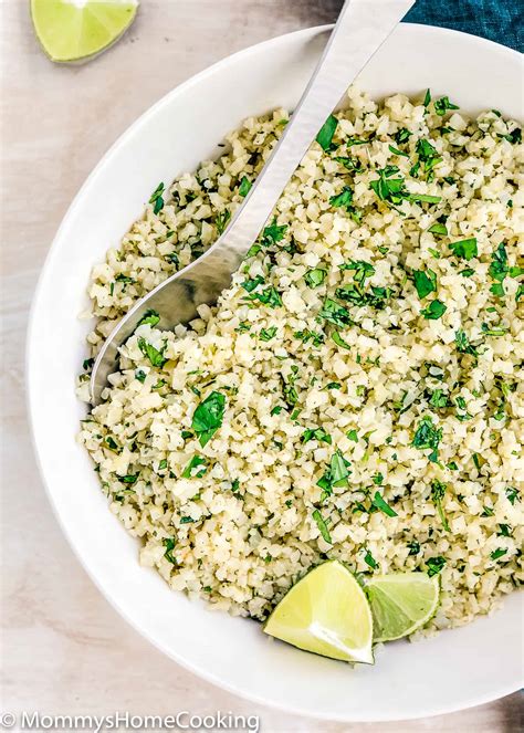 Photos of lime cilantro rice. Easy Cilantro Lime Cauliflower Rice - Mommy's Home Cooking