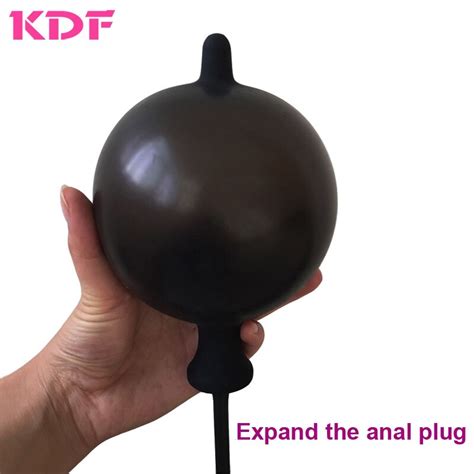 Inflatable Butt Plug Expandable Anal Dilator Inflate Anal Plug Anal