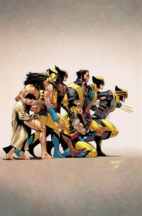 history of the marvel universe 1 variant cover wolverine by david marquèz colours by matt