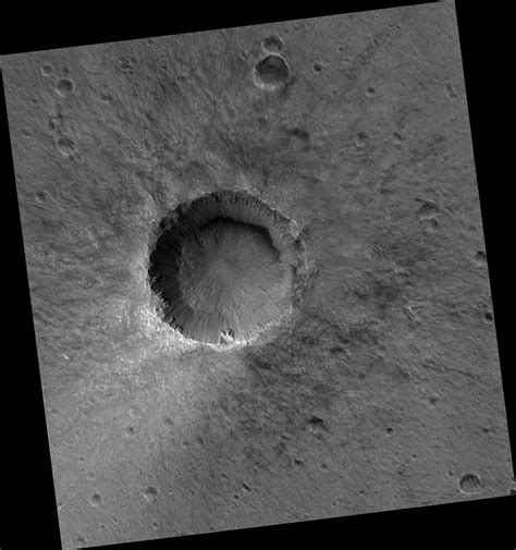 Hirise Well Preserved Impact Crater In Acidalia Planitia Esp052077