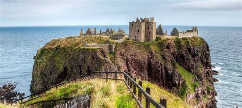 Dunnottar Castle A Clifftop Fortress Is Believed To Have Been First