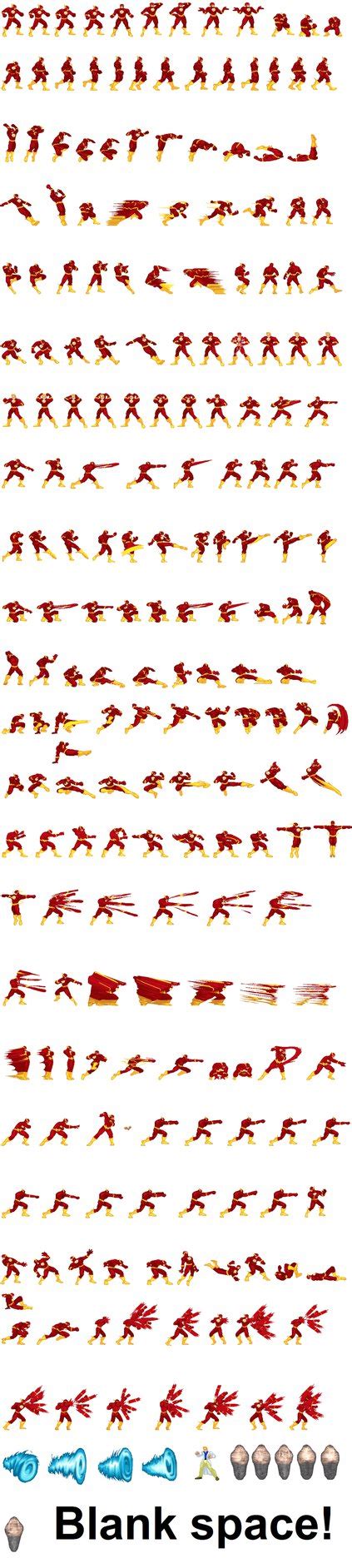 The Flash Sprite Sheet By Immajadenyuki Game Character Design