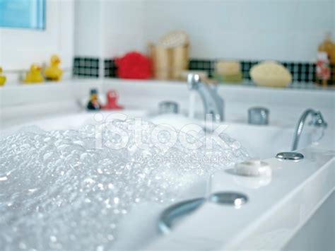 Bubble Bath Filled Tub Stock Photo Royalty Free Freeimages