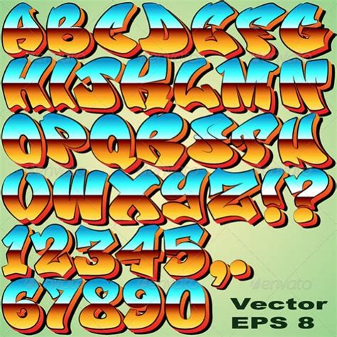 Free 17 Graffiti Letters In Vector Eps Ai