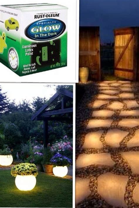 The glow is rated one of the top outdoor glow in the dark paint and can be used on wall and ceiling arts. Pin by Lora Carberry on The Bees Knees | Backyard, Garden stepping stones, Backyard landscaping ...