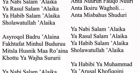 Nabi muhammad adalah manusia agung hingga namanya selalu disebutkan di setiap shalat. Lirik Shalawat " Ya Nabi Salam Alaika " lengkap ( Habib ...