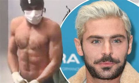 zac efron shows off his chiseled abs while dancing to vanilla ice in a 200 degrees cryotherapy