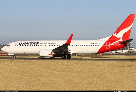 Qantas Boeing NG Max VH XZH Photo Airfleets Aviation
