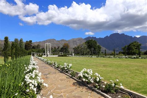 The Huguenot Monument In Franschhoek South Africa Stock Image Image